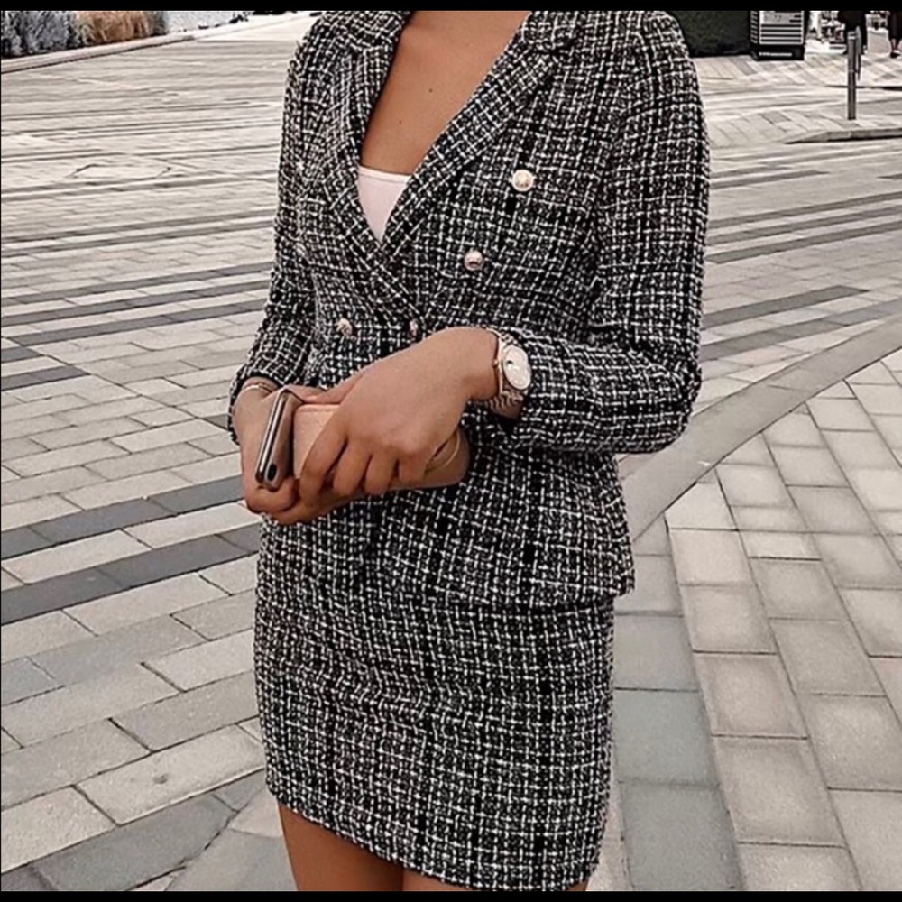 Fashion Nova Tweed Set